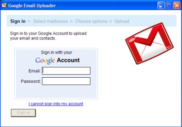 Google Email Uploader